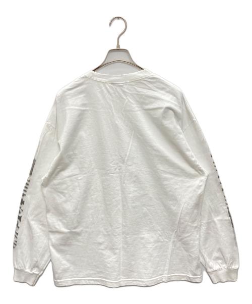 INDEPENDENT（インディペンデント）INDEPENDENT (インディペンデント) 長袖カットソー ホワイト サイズ:SIZE XLの古着・服飾アイテム