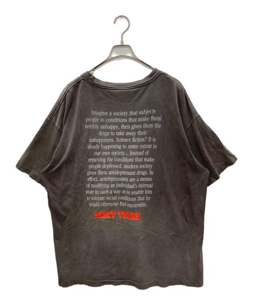 SAINT MICHAEL（セントマイケル）SAINT MICHAEL (セントマイケル) Denim Tears (デニムティアーズ) SS TEE PURPLELP ブラック サイズ:SIZE XXLの古着・服飾アイテム