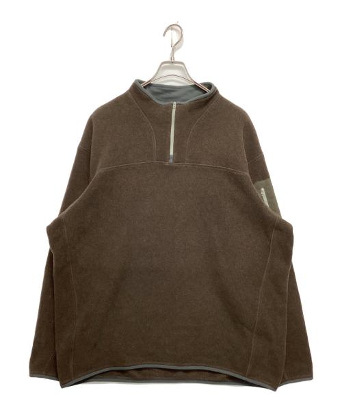 ARC'TERYX（アークテリクス）ARC'TERYX (アークテリクス) ハーフジップフリースジャケット ブラウン サイズ:SIZE XXLの古着・服飾アイテム