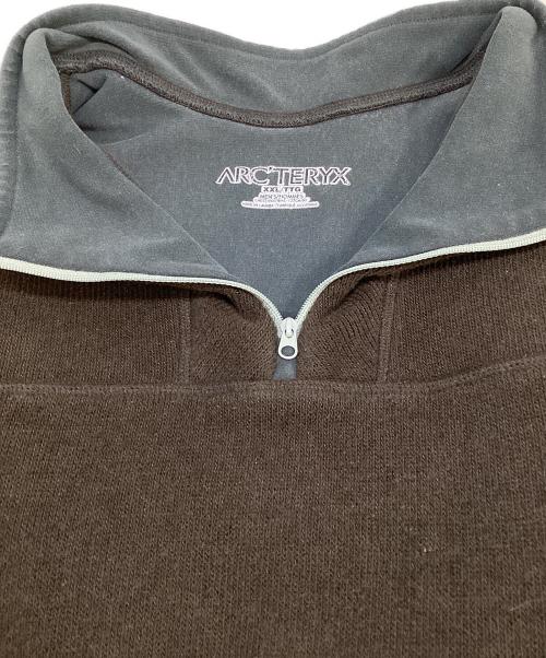 ARC'TERYX（アークテリクス）ARC'TERYX (アークテリクス) ハーフジップフリースジャケット ブラウン サイズ:SIZE XXLの古着・服飾アイテム