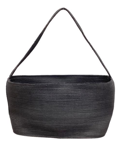 PLEATS PLEASE（プリーツプリーズ）PLEATS PLEASE (プリーツプリーズ) デザインハンドバッグ ブラックの古着・服飾アイテム