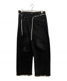 MAISON EUREKA（メゾンエウレカ）の古着「VINTAGE REWORK DENIM」｜ブラック