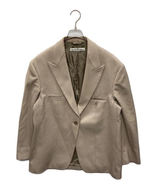Acne studios（アクネ ストゥディオズ）Acne studios (アクネ ストゥディオス) シングルブレストジャケット ベージュ サイズ:SIZE 36の古着・服飾アイテム