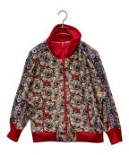 Yuko Higuchiユウコ ヒグチ）の古着「眼花ジャージ TOPS」｜レッド×ベージュ