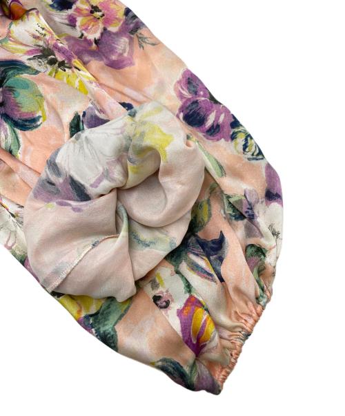 BLUGIRL（ブルーガール）BLUGIRL (ブルーガール) 花柄シルクワンピース ピンク サイズ:SIZE I38の古着・服飾アイテム