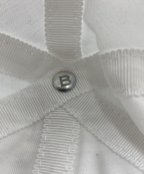 BALENCIAGA（バレンシアガ）BALENCIAGA (バレンシアガ) ロゴ刺繍キャップ ホワイト サイズ:Lの古着・服飾アイテム