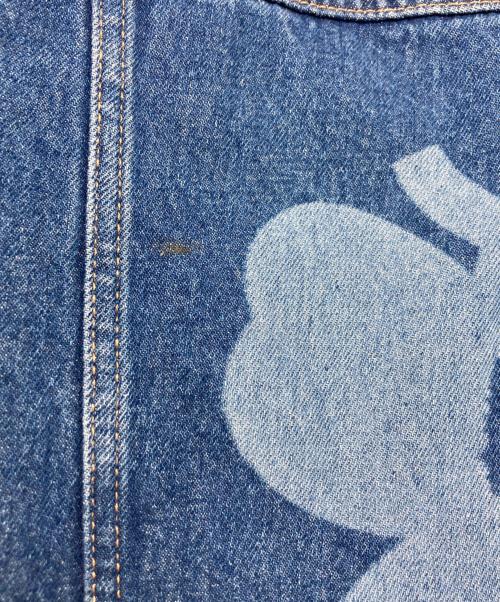 marimekko（マリメッコ）marimekko (マリメッコ) Murros Unikko Plcmt デニムジャケット インディゴ サイズ:SIZE　Sの古着・服飾アイテム