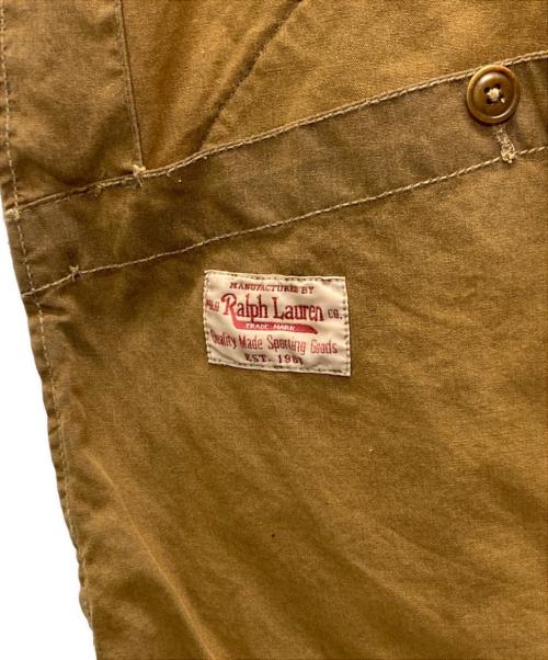POLO RALPH LAUREN（ポロ・ラルフローレン）POLO RALPH LAUREN (ポロ・ラルフローレン) オイルドハンティングジャケット ブラウン サイズ:Mの古着・服飾アイテム