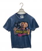 UNIVERSAL STUDIOSユニバーサル・スタジオ）の古着「E.T. プリントTシャツ」｜ネイビー