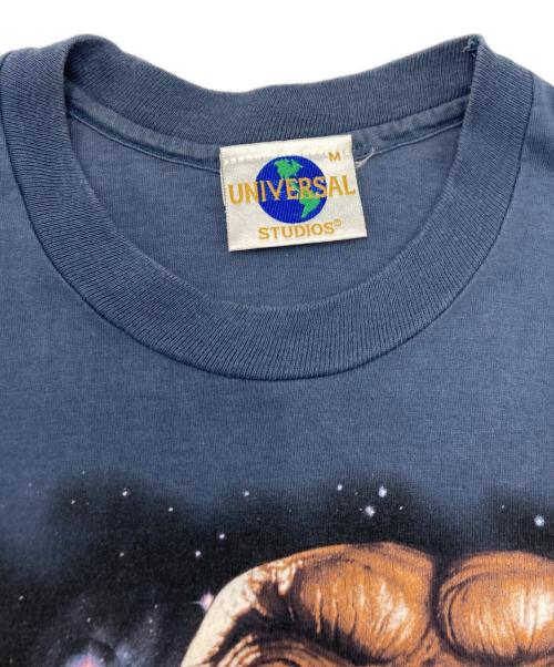 UNIVERSAL STUDIOS（ユニバーサル・スタジオ）UNIVERSAL STUDIOS (ユニバーサル・スタジオ) E.T. プリントTシャツ ネイビー サイズ:SIZE Mの古着・服飾アイテム