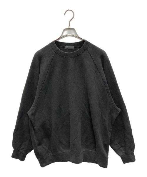 confect（コンフェクト）confect (コンフェクト) Pigment Dyed Cotton Linen Raglan Sleeve Pullover Tops グレー サイズ:SIZE 4の古着・服飾アイテム