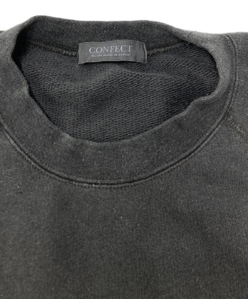 confect（コンフェクト）confect (コンフェクト) Pigment Dyed Cotton Linen Raglan Sleeve Pullover Tops グレー サイズ:SIZE 4の古着・服飾アイテム