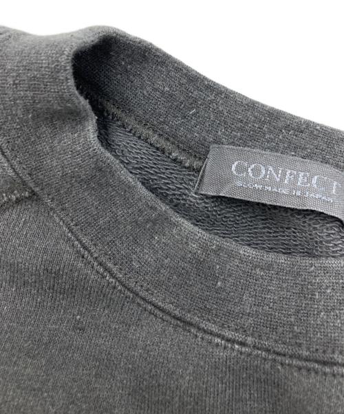 confect（コンフェクト）confect (コンフェクト) Pigment Dyed Cotton Linen Raglan Sleeve Pullover Tops グレー サイズ:SIZE 4の古着・服飾アイテム