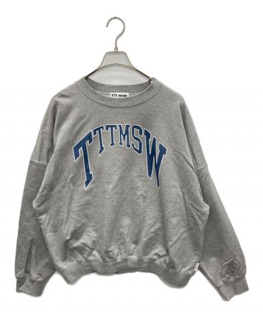 中古・古着通販】TTT MSW (ティー) College logo crew neck sweat