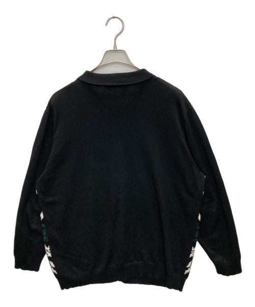 TTT MSW（ティー）TTT MSW (ティー) PERSIA KNIT POLO ブラック サイズ:SIZE Lの古着・服飾アイテム