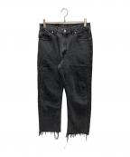 LEVI'Sリーバイス）の古着「505 ブラックデニムパンツ」｜ブラック