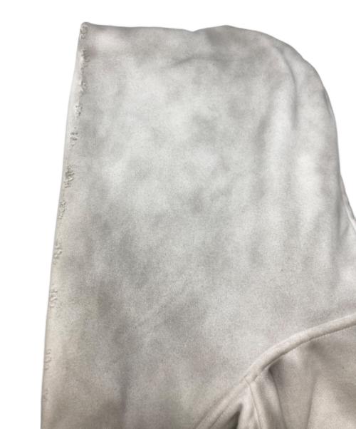 urban Sophistication（アーバンソフィスティケーション）urban Sophistication (アーバンソフィスティケーション) ダメージ加工ジップパーカー ホワイト サイズ:SIZE Sの古着・服飾アイテム