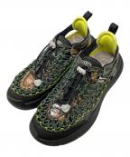 KEEN×FAF(Fake As Flowers)キーン×フェイクアスフラワーズ）の古着「UNEEK WK -WIK CAMO」｜ブラック×グリーン