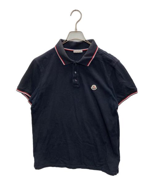 MONCLER（モンクレール）MONCLER (モンクレール) MAGLIA POLO MANICA CORTA ネイビー サイズ:SIZE Lの古着・服飾アイテム