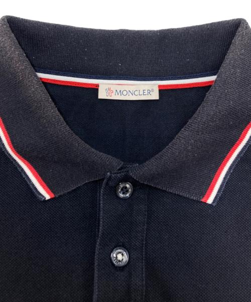 MONCLER（モンクレール）MONCLER (モンクレール) MAGLIA POLO MANICA CORTA ネイビー サイズ:SIZE Lの古着・服飾アイテム