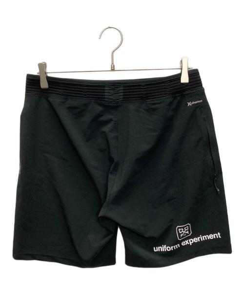 HURLEY（ハーレー）HURLEY (ハーレー) uniform experiment (ユニフォームエクスペリメント) コラボハーフパンツ ブラック サイズ:SIZE 30の古着・服飾アイテム