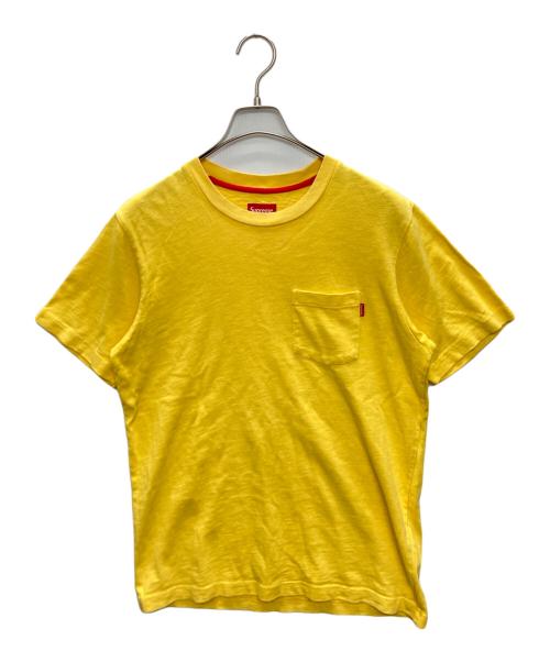 SUPREME（シュプリーム）Supreme (シュプリーム) ポケットTシャツ イエロー サイズ:SIZE Sの古着・服飾アイテム