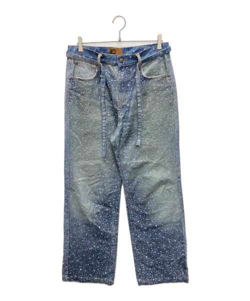 BIRTH OF ROYAL CHILD（バース オブ ロイヤル チャイルド）BIRTH OF ROYAL CHILD (バース オブ ロイヤル チャイルド) ビジューデニムパンツ インディゴ サイズ:SIZE 5の古着・服飾アイテム