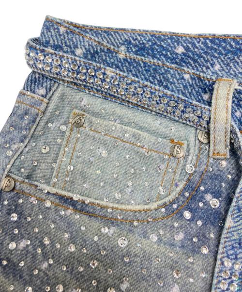 BIRTH OF ROYAL CHILD（バース オブ ロイヤル チャイルド）BIRTH OF ROYAL CHILD (バース オブ ロイヤル チャイルド) ビジューデニムパンツ インディゴ サイズ:SIZE 5の古着・服飾アイテム