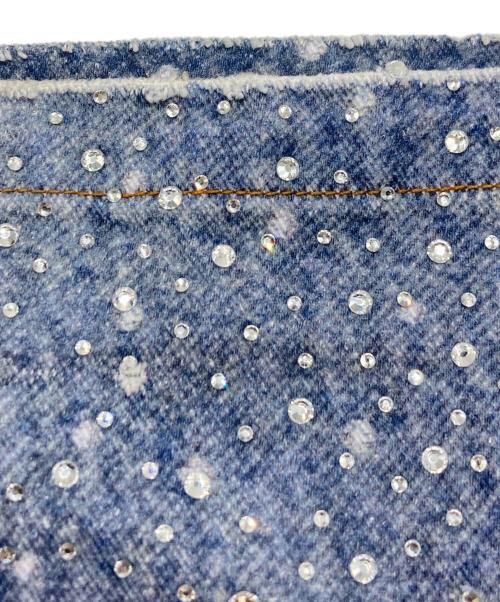 BIRTH OF ROYAL CHILD（バース オブ ロイヤル チャイルド）BIRTH OF ROYAL CHILD (バース オブ ロイヤル チャイルド) ビジューデニムパンツ インディゴ サイズ:SIZE 5の古着・服飾アイテム