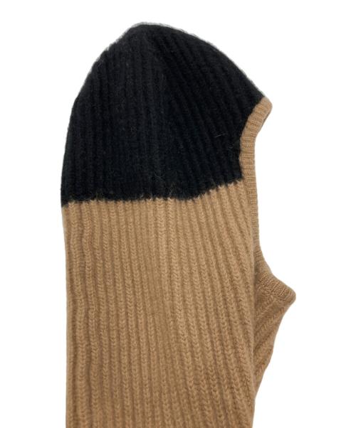 Ferragamo（フェラガモ）Ferragamo (フェラガモ) ウールカシミヤフードボレロニット ブラウン サイズ:SIZE Mの古着・服飾アイテム