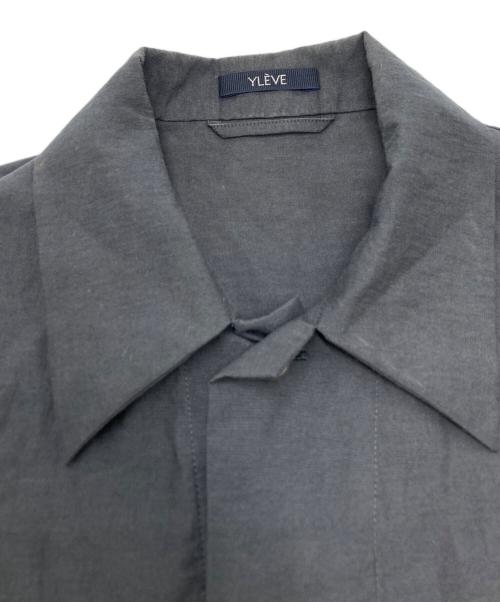 YLEVE（イレーヴ）YLEVE (イレーヴ) Cotton Nylon Washer H/S Shirt グレー サイズ:SIZE 0の古着・服飾アイテム