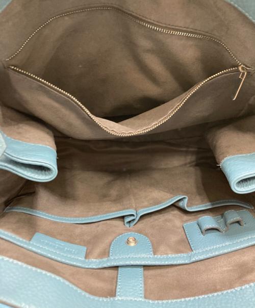 PELLE MORBIDA（ペッレモルビダ）PELLE MORBIDA (ペッレモルビダ) ボストンバッグ ブルー サイズ:不明の古着・服飾アイテム