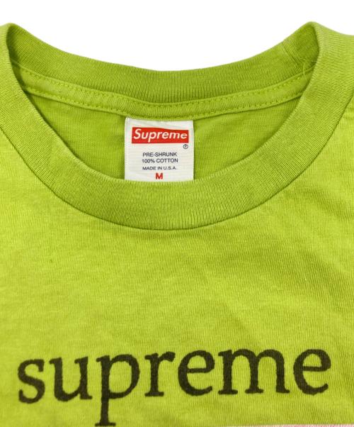 SUPREME（シュプリーム）Supreme (シュプリーム) Fuck With Your Head Tee 黄緑 サイズ:SIZE　Mの古着・服飾アイテム