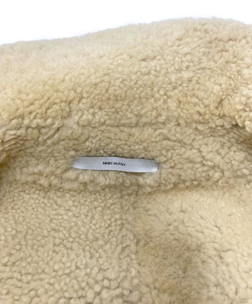 Yves Saint Laurent Rive Gauche（イヴ・サンローラン リヴ・ゴーシュ）Yves Saint Laurent Rive Gauche (イヴ・サンローラン リヴ・ゴーシュ) ダブルムートンコート ブラック サイズ:48の古着・服飾アイテム