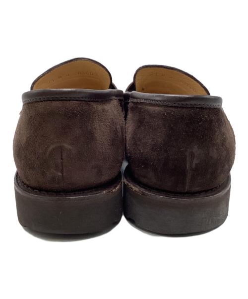 PARABOOT（パラブーツ）PARABOOT (パラブーツ) スウェードコインローファー ブラウン サイズ:SIZE 8の古着・服飾アイテム