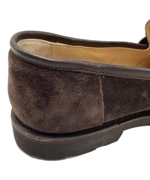 PARABOOT（パラブーツ）PARABOOT (パラブーツ) スウェードコインローファー ブラウン サイズ:SIZE 8の古着・服飾アイテム