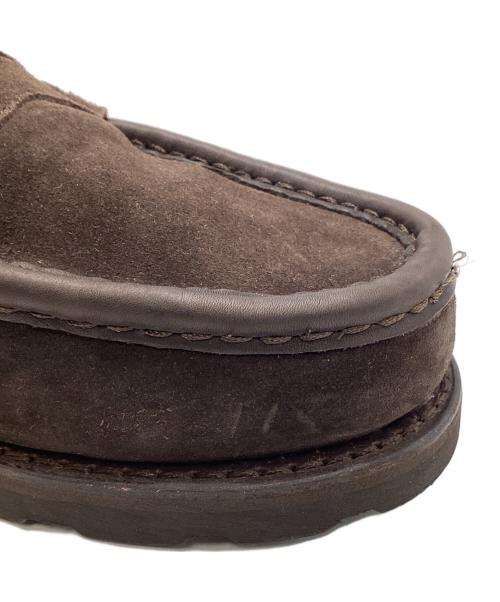 PARABOOT（パラブーツ）PARABOOT (パラブーツ) スウェードコインローファー ブラウン サイズ:SIZE 8の古着・服飾アイテム
