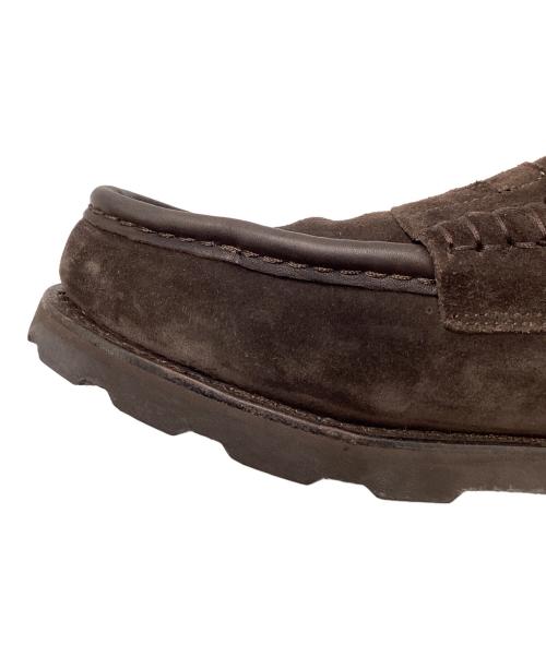 PARABOOT（パラブーツ）PARABOOT (パラブーツ) スウェードコインローファー ブラウン サイズ:SIZE 8の古着・服飾アイテム