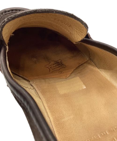 PARABOOT（パラブーツ）PARABOOT (パラブーツ) スウェードコインローファー ブラウン サイズ:SIZE 8の古着・服飾アイテム