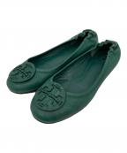 TORY BURCHトリーバーチ）の古着「フラットシューズ」｜グリーン