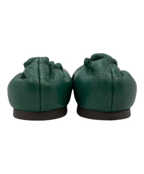 TORY BURCH（トリーバーチ）TORY BURCH (トリーバーチ) フラットシューズ グリーン サイズ:6Mの古着・服飾アイテム