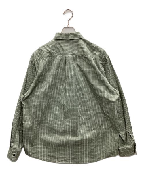 awasa（アワサ）awasa (アワサ) レギュラーカラーシャツ グリーン サイズ:SIZE 2の古着・服飾アイテム
