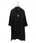 SUM1 STYLE（スミスタイル）の古着「ドットプリーツシャツワンピース」｜ブラック