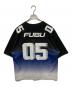 FUBU (フブ) グラデーションゲームシャツ ブラック×ブルー サイズ:SIZE XL：5000円
