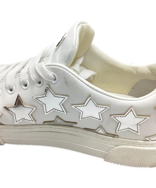 MIU MIU（ミュウミュウ）MIU MIU (ミュウミュウ) ローカット スター スニーカー ホワイト サイズ:SIZE 37.5の古着・服飾アイテム