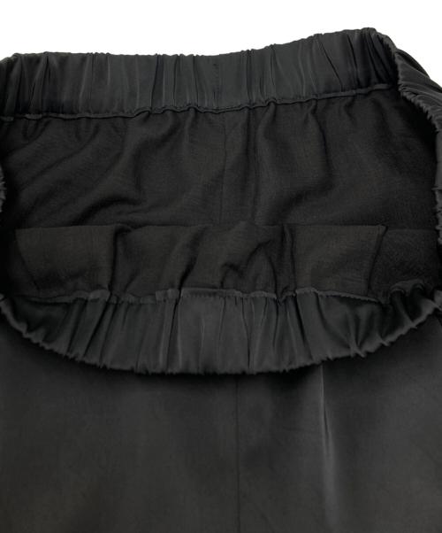 FRAMeWORK（フレームワーク）FRAMeWORK (フレームワーク) サテンストレッチイージーパンツ ブラック サイズ:SIZE Freeの古着・服飾アイテム