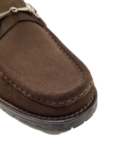 GUCCI（グッチ）GUCCI (グッチ) スエードビットローファー ブラウン サイズ:SIZE 43 1/2の古着・服飾アイテム