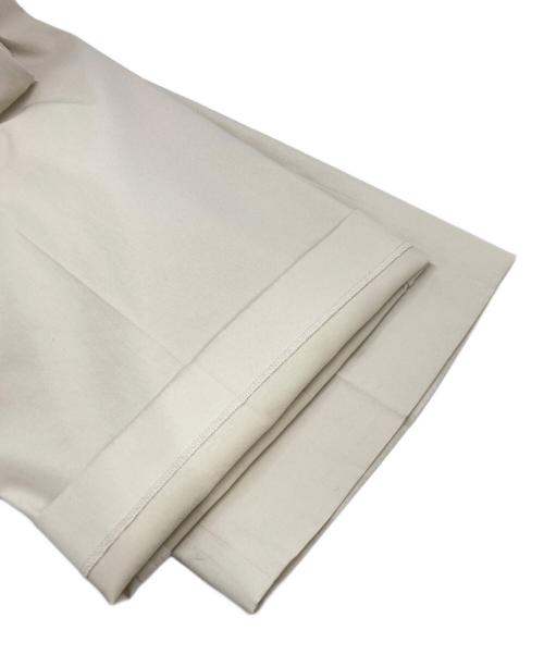 SALON adam et rope'（サロンアダムエロペ）SALON adam et rope' (サロンアダムエロペ) コットンライクスタイルアップワイドパンツ ベージュ サイズ:SIZE Mの古着・服飾アイテム