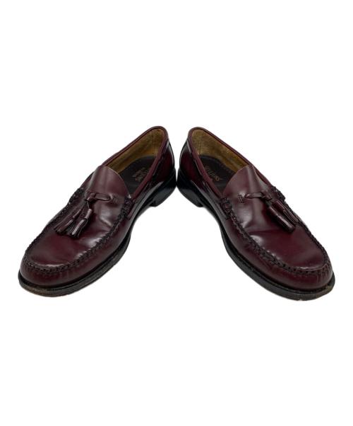 G.H.BASS（ジーエイチバス）G.H.BASS (ジーエイチバス) タッセルローファー ボルドー サイズ:41の古着・服飾アイテム