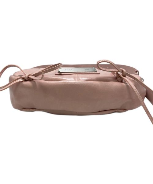 Matin Kim（マーティン・キム）Matin Kim (マーティン・キム) リボンショルダーバッグ ピンクの古着・服飾アイテム